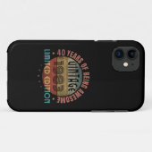 TRENDY AWESOME GEBOORTEJAAR VERJAARDAGSCADEAU Case-Mate iPhone CASE (Achterkant (horizontaal))