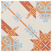 Trendy Aztec Pattern Southwest Fabric Stof (Close Up)