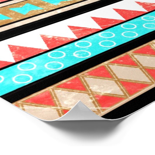 Trendy aztec poster (Hoek)