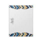 Trendy Aztec Print Personalized Notitieblok (Linkerzijde)