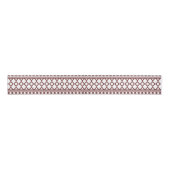 Trendy Aztec Tribal Print Geometric Pattern (rood) Grosgrain Lint (Voorkant)