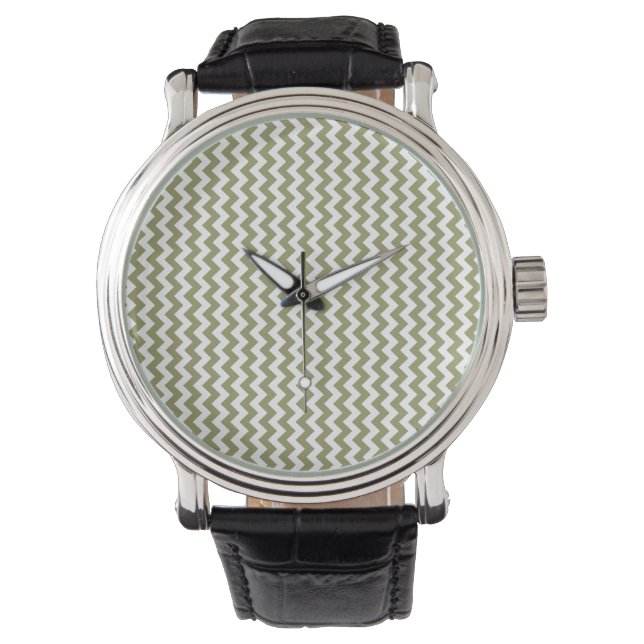 trendy azteekse chevron strepen horloge (Voorkant)
