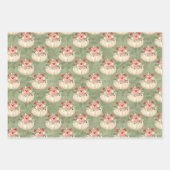 Trendy Baby Meisjes Pompoen Groen Goud Glitter Inpakpapier Vel (Voorkant 3)