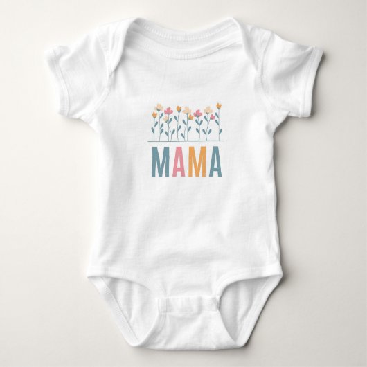 Trendy Baby Romper voor Mom's Little One Mama Flow (Voorkant)