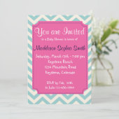 Trendy Baby Shower-uitnodigingen Kaart (Staand voorkant)