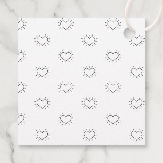 Trendy Baking Spirits Bright Cookie Exchange Label (Achterkant)