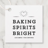 Trendy Baking Spirits Bright Cookie Exchange Label (Voorkant)