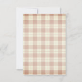 Trendy Barnyard Farm Animals Baby shower Bedankkaart (Achterkant)