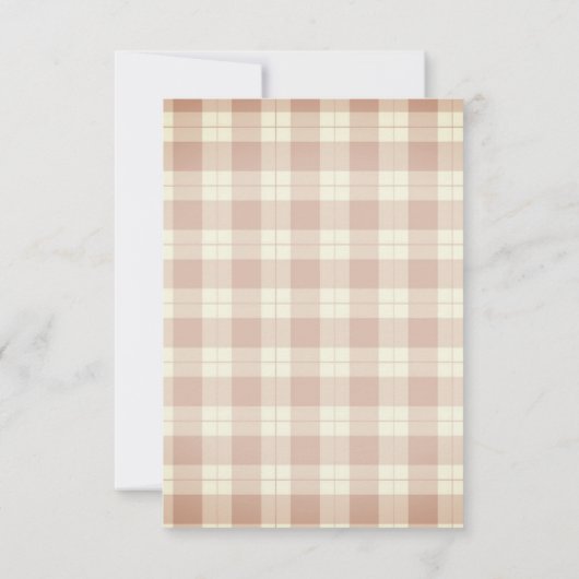 Trendy Barnyard Farm Animals Baby shower Bedankkaart (Achterkant)