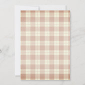 Trendy Barnyard Farm Animals Baby shower Kaart (Achterkant)