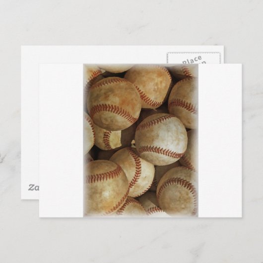 Trendy Baseball Artwork Briefkaart (Voorkant / Achterkant)
