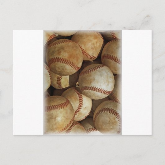 Trendy Baseball Artwork Briefkaart (Voorkant)