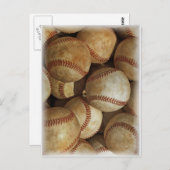 Trendy Baseball Artwork Briefkaart (Voorkant / Achterkant)