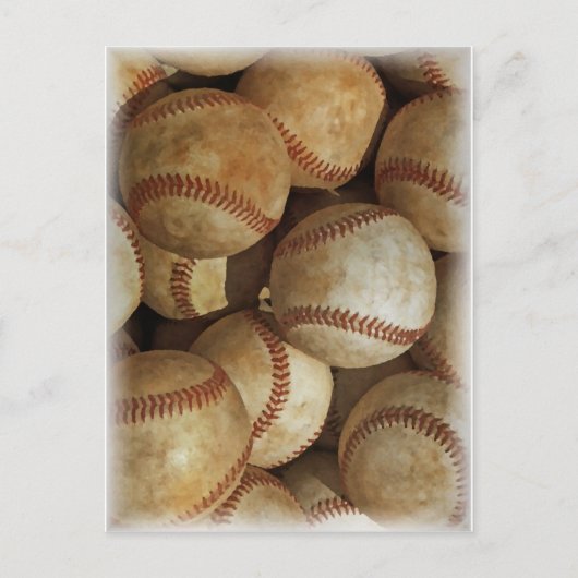 Trendy Baseball Artwork Briefkaart (Voorkant)