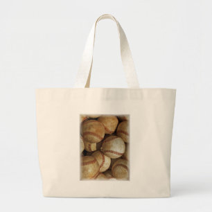 Trendy Baseball Artwork Grote Tote Bag