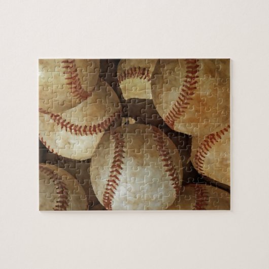Trendy Baseball Artwork Legpuzzel (Horizontaal)