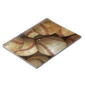 Trendy Baseball Artwork Notitieboek (Linkerzijde)