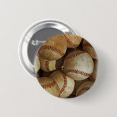Trendy Baseball Artwork Ronde Button 5,7 Cm (Voorkant /achterkant)