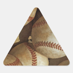 Trendy Baseball Artwork Sticker