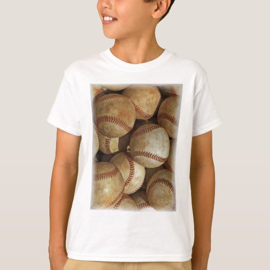 Trendy Baseball Artwork T-shirt (Voorkant)