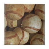 Trendy Baseball Artwork Tegeltje (Voorkant)