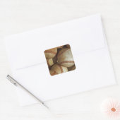Trendy Baseball Artwork Vierkante Sticker (Envelop)