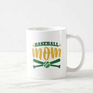 Trendy BASEBALL MOM Graphics Persoonlijke cadeautj Koffiemok
