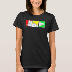 Trendy Basketball Shoes met Rasta Colors Short Sl T-shirt