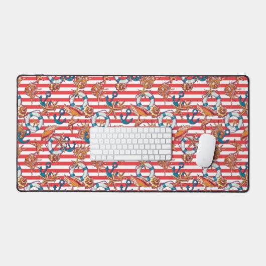 Trendy Beach Pattern Bureaumat (Keyboard & Muis)
