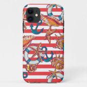 Trendy Beach Pattern Case-Mate iPhone Case (Achterkant)