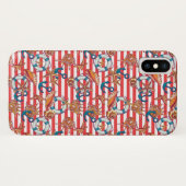 Trendy Beach Pattern | Monogram Case-Mate iPhone Case (Achterkant (horizontaal))