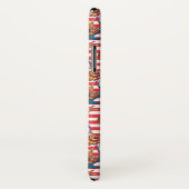 Trendy Beach Pattern | Monogram Case-Mate iPhone Case (Achterkant / rechts)