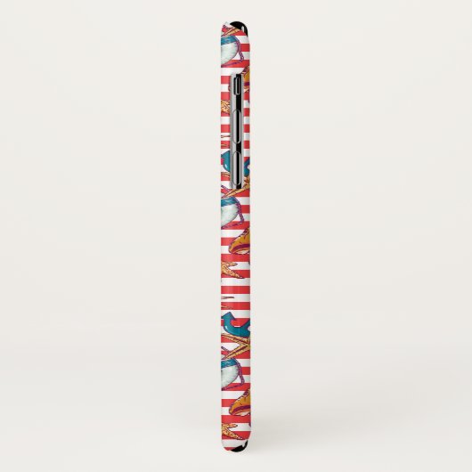 Trendy Beach Pattern | Monogram Case-Mate iPhone Case (Achterkant/links)