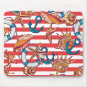Trendy Beach Pattern Muismat (Voorkant)