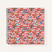 Trendy Beach Pattern Notitieboek (Voorkant)