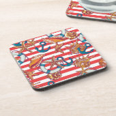 Trendy Beach Pattern Onderzetter (Linkerzijde)