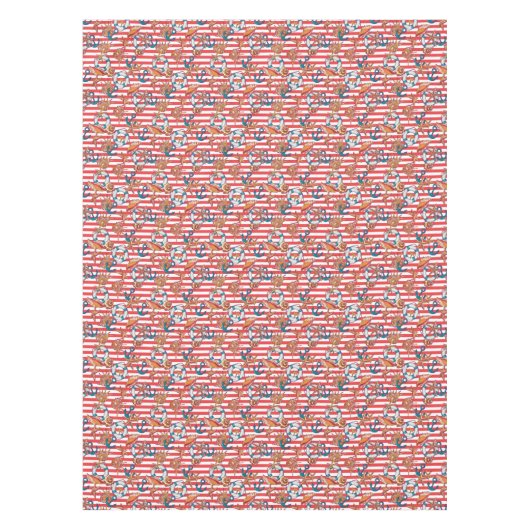 Trendy Beach Pattern Tafelkleed (Voorkant)