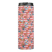 Trendy Beach Pattern Thermosbeker (Achterkant)