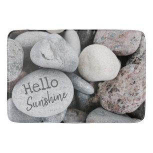 Trendy Beach Pebble Natuur Foto Inspirerend Badmat