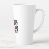 Trendy Beauful Valentijn' latte Mok voor koffie (Rechts)