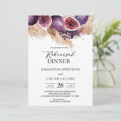 Trendy Beauty Paarse Figs & Pampas Kaart (Staand voorkant)