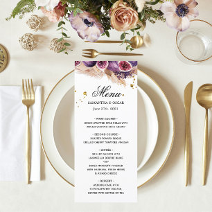 Trendy Beauty Paarse Figs & Pampas Menu