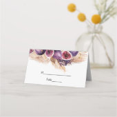 Trendy Beauty Paarse Figs & Pampas Plaatskaartje (Voorkant)