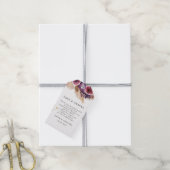 Trendy Beauty Paarse Vijgen & Pampas Cadeaulabel (Met Touw)