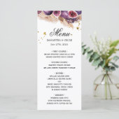 Trendy Beauty Paarse Vijgen & Pampas Menu (Staand voorkant)