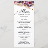 Trendy Beauty Paarse Vijgen & Pampas Menu (Voorkant)