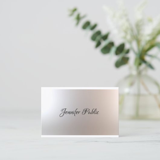 Trendy Beauty Salon Make-up Artiest Glamour Sjablo Visitekaartje (Staand voorkant)