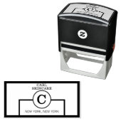 Trendy Beauty Salon Mono Self Inking Rubber Stamp Zelfinktende Stempel (In situ)