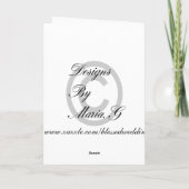 Trendy bedankbriefje bedankkaart (Achterkant)