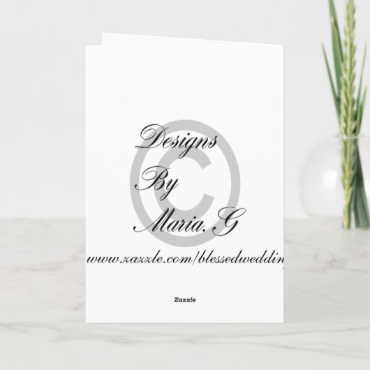 Trendy bedankbriefje bedankkaart (Achterkant)